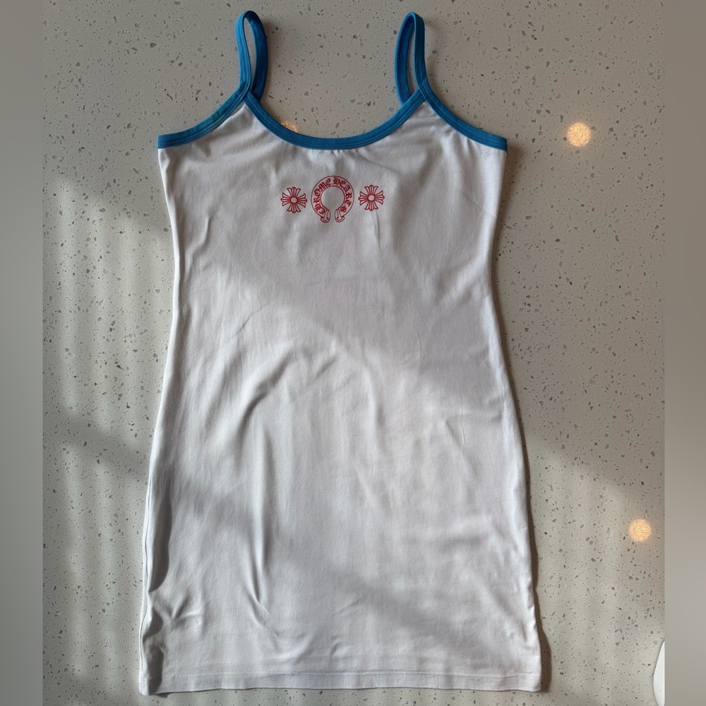 Chrome heart tank dress